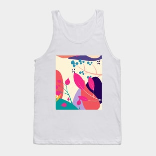 Abtract garden Tank Top